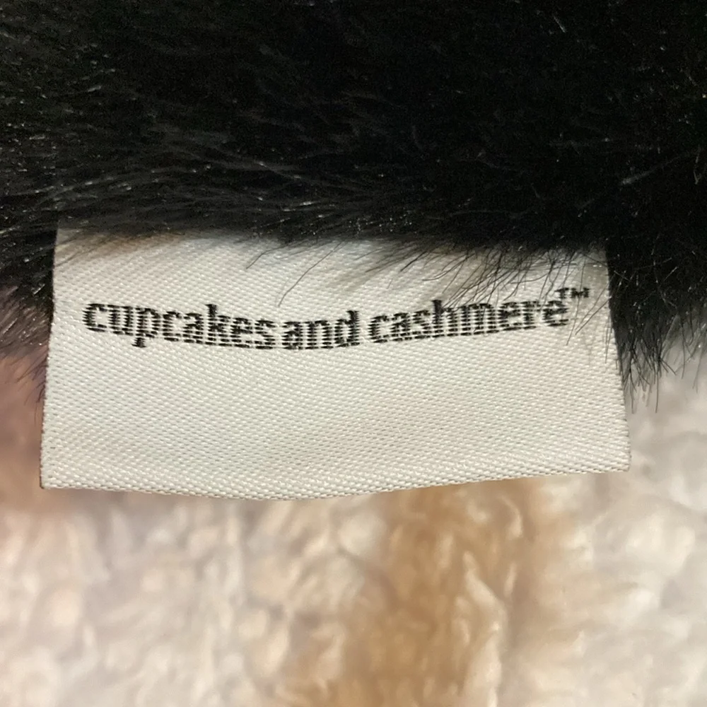 Faux fur fuzzy bat pillow *FIRM PRICE*